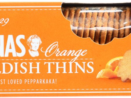 ANNAS: Thin Orange Cookies, 5.25 oz Supply