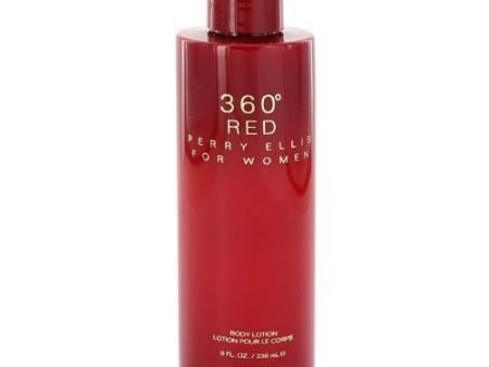 360 Red Body Lotion 8 oz for women For Discount