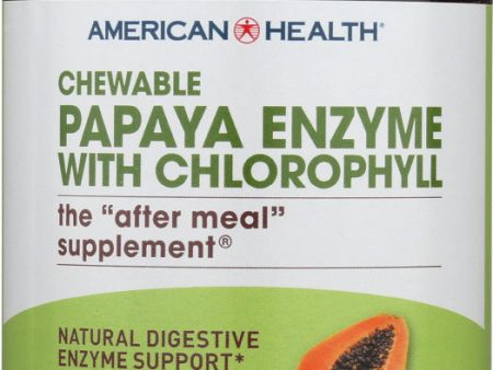 AMERICAN HEALTH: Papaya Enzyme with Chlorophyll Chewable, 600 Tablets Cheap