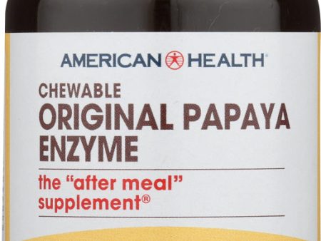 AMERICAN HEALTH: Original Papaya Enzyme Chewable, 100 Tablets Discount