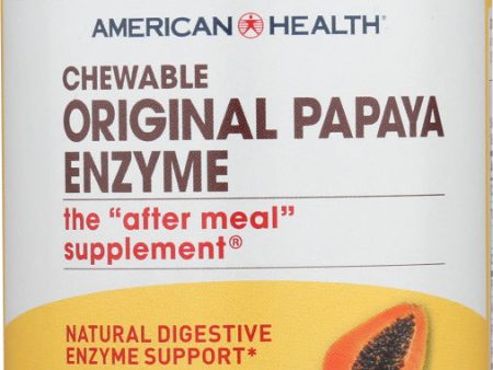 AMERICAN HEALTH: Chewable Original Papaya Enzyme, 250 Tablets For Cheap