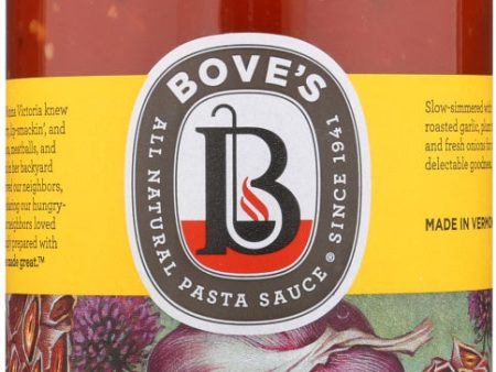 BOVES OF VERMONT: Sauce Pasta Roasted Garlic, 24 oz Online Sale