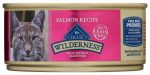 BLUE BUFFALO: Wilderness Adult Cat Food Salmon Recipe, 5.50 oz For Cheap