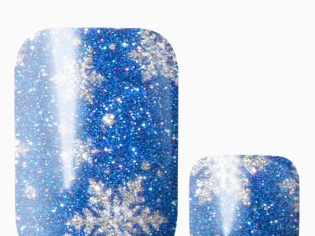 Snow - Blue (Glitter Pedicure) For Sale