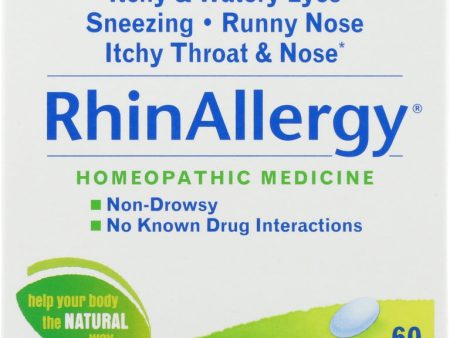 BOIRON: RhinAllergy Tablets, 60 tb Discount