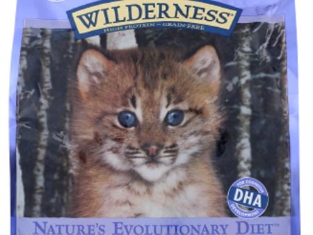 BLUE BUFFALO: Wilderness Kittens Chicken Recipe, 4 lb Online Hot Sale