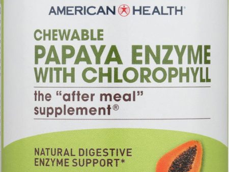 AMERICAN HEALTH: Papaya Enzyme with Chlorophyll Chewable, 250 Tablets Cheap