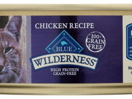 BLUE BUFFALO: Wilderness Adult Cat Food Chicken Recipe, 5.50 oz For Sale