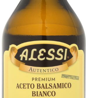 ALESSI: White Balsamic Vinegar, 8.5 Oz Supply