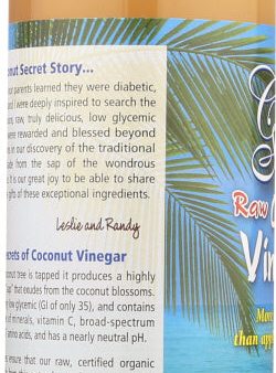 COCONUT SECRET: Organic Raw Coconut Vinegar, 12.7 Oz For Sale