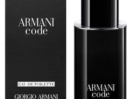 Armani Code 2.5 oz Refillable EDT for men For Discount