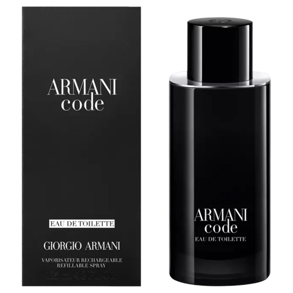 Armani Code 4.2 oz Refillable EDT for men on Sale