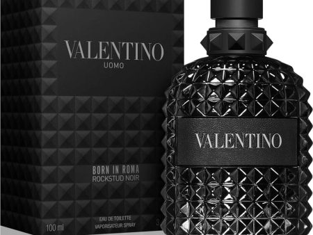 Valentino Uomo Born In Roma Rockstud Noir 3.4 oz EDT for men Cheap