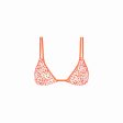 Twin Strap Bralette Bikini Top - Orange Fantasy Online Hot Sale