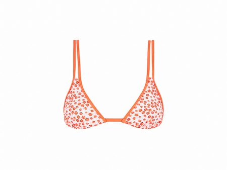 Twin Strap Bralette Bikini Top - Orange Fantasy Online Hot Sale