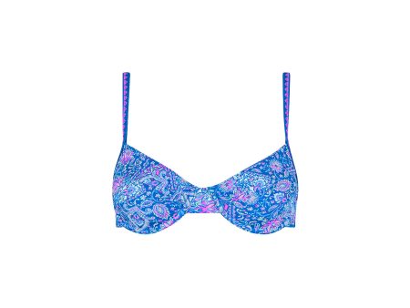 Ditzy Underwire Bra Bikini Top - Lilac Moon Fashion