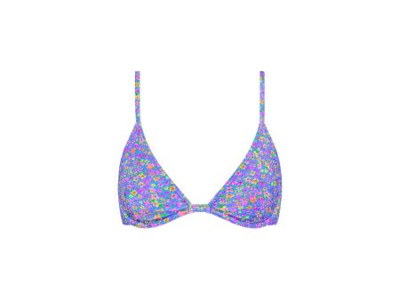 Underwire Triangle B-C Cup Bikini Top - Bubblegum Blossom on Sale