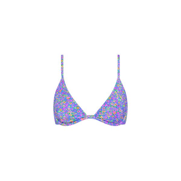 Underwire Triangle B-C Cup Bikini Top - Bubblegum Blossom on Sale