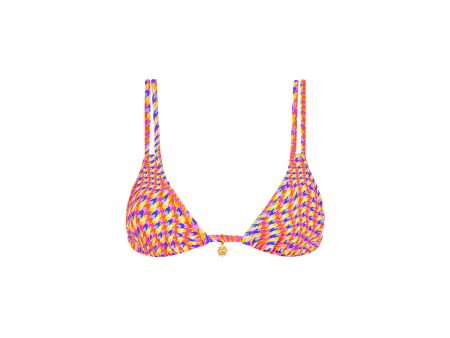 Twin Strap Bralette Bikini Top - Astro Pop For Sale