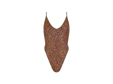 Plunge Cross Back One Piece - Kosmic Kat For Cheap