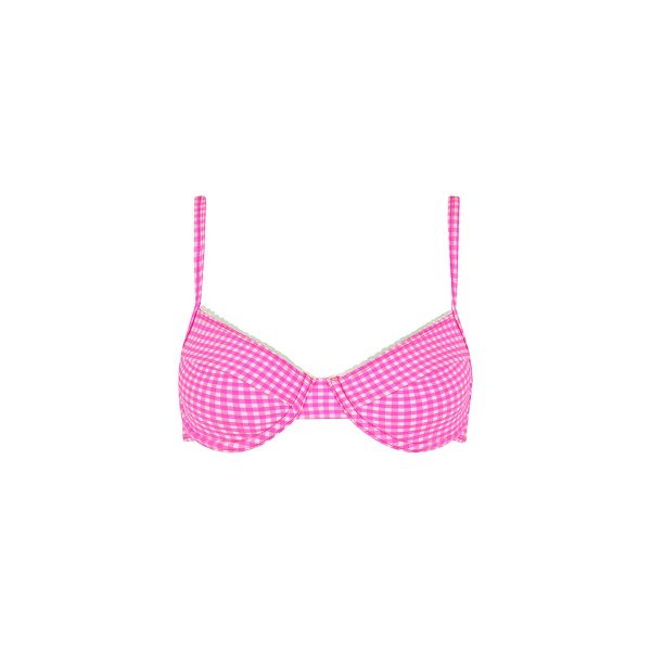 Ditzy Underwire Bra Bikini Top - Pink Diva Hot on Sale