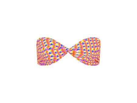 Twist Bandeau Bikini Top - Astro Pop Cheap