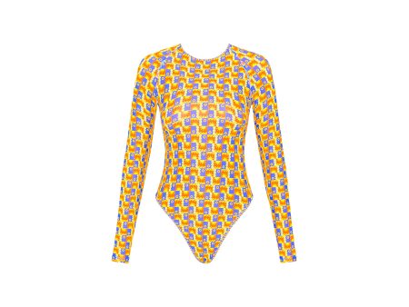 Long Sleeve Surf Suit - Sunburst on Sale