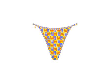 Charm Adjustable Cheeky Bikini Bottom - Sunburst Sale