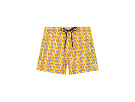 Men s 4  Stretch Swim Trunks - Sunburst Online Hot Sale