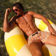 Men s 4  Stretch Swim Trunks - Sunburst Online Hot Sale