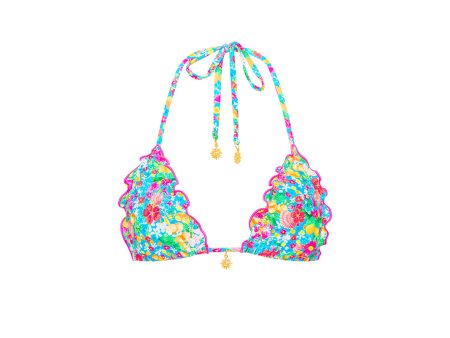 Lettuce Edge Bralette Bikini Top - Mermaid Garden Fashion