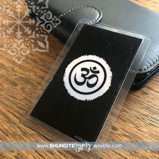 Shungite + CSilver Mobile Phone KiCard ~ EMF Protection ~ OM For Sale