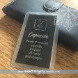 Shungite + CSilver Mobile Phone KiCard ~ EMF Protection ~ STARSIGN ~ 01 CAPRICORN Cheap